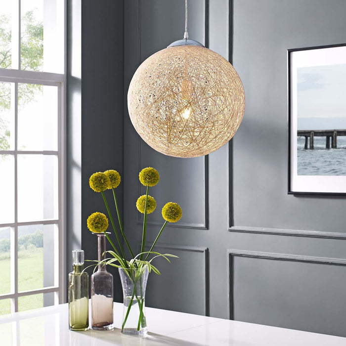 Spool 16" Pendant Light Chandelier