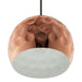 dimple-10-half-sphere-rose-gold-pendant-light