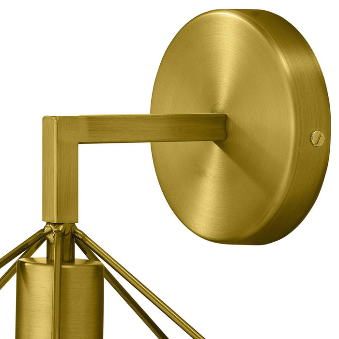 Derive Brass Wall Sconce Light Fixture