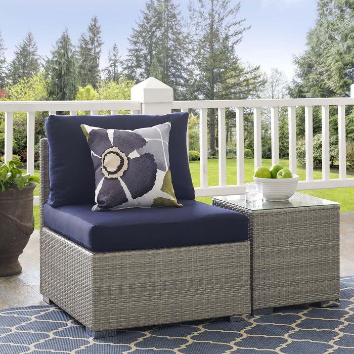 Repose Sunbrella� Fabric Outdoor Patio Armless Chair