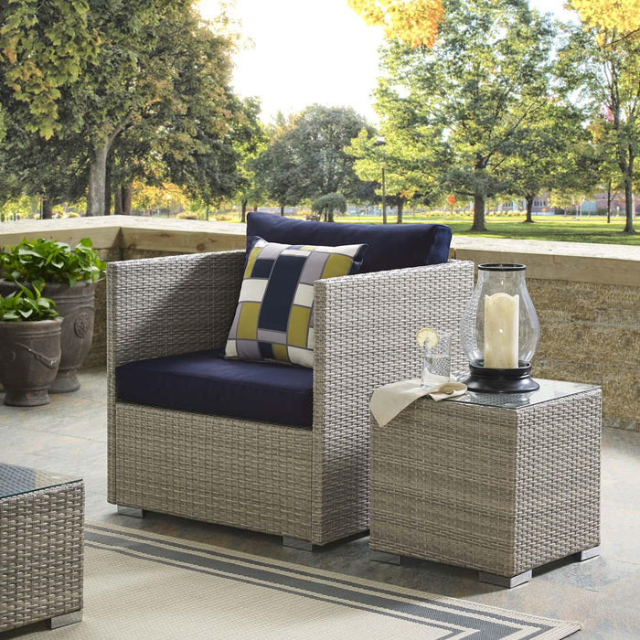 Repose Sunbrella� Fabric Outdoor Patio Armchair