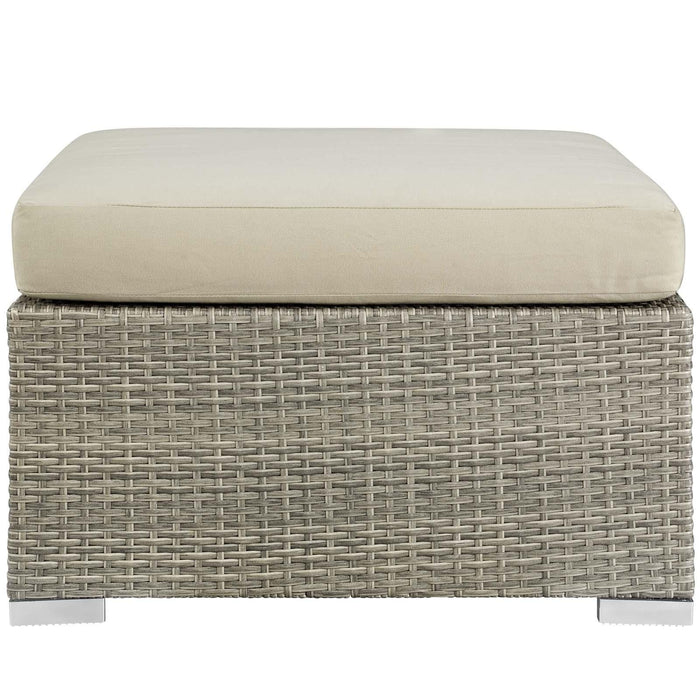 Repose Sunbrella� Fabric Outdoor Patio Ottoman