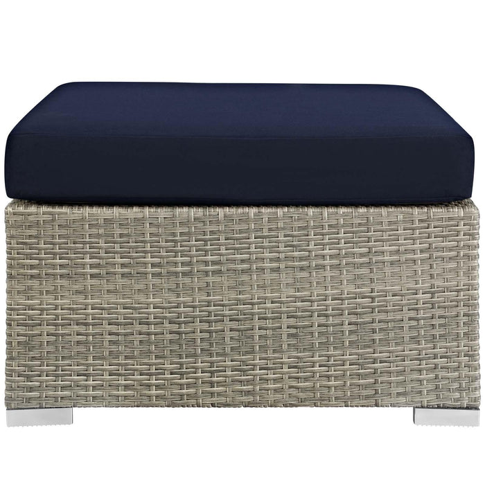 Repose Sunbrella� Fabric Outdoor Patio Ottoman