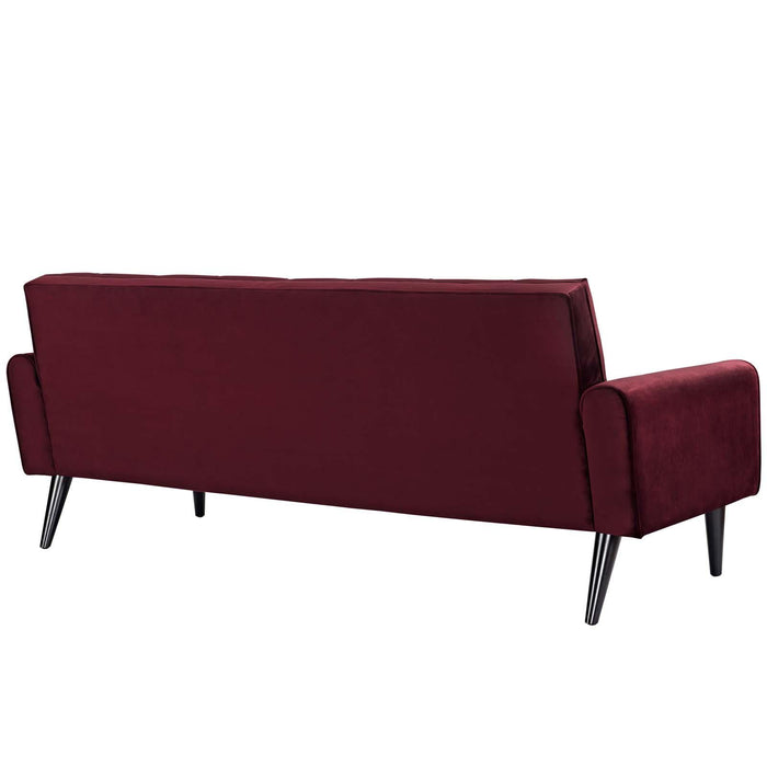 Delve Performance Velvet Sofa