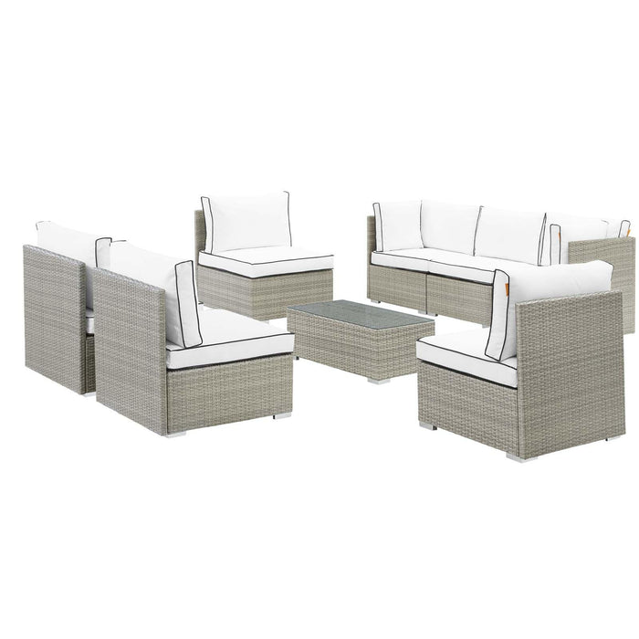 Repose 8 Piece Outdoor Patio Sectional Set