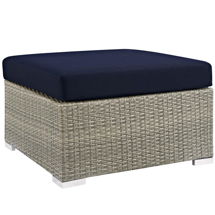 Repose Sunbrella� Fabric Outdoor Patio Ottoman