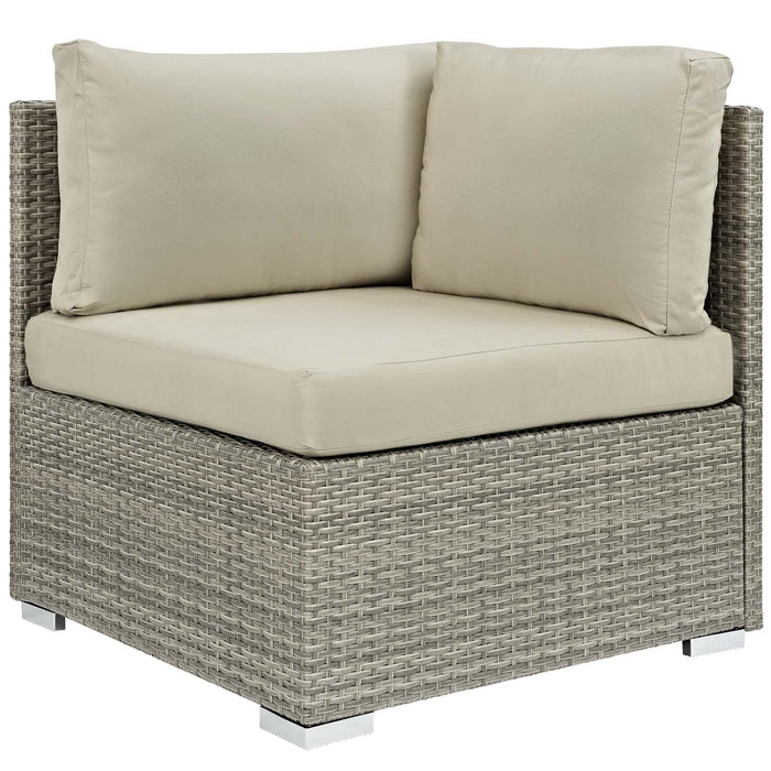 Repose 7 Piece Outdoor Patio Sunbrella� Sectional Set