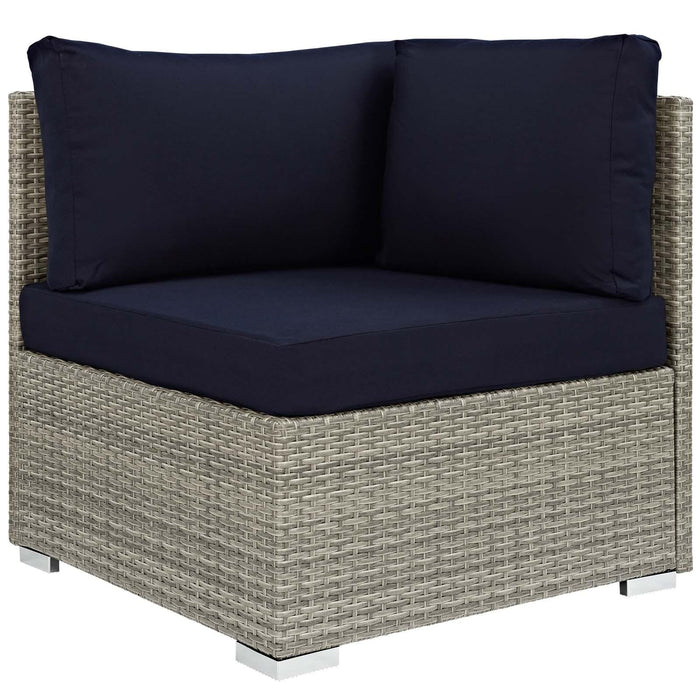 Repose Sunbrella� Fabric Outdoor Patio Corner