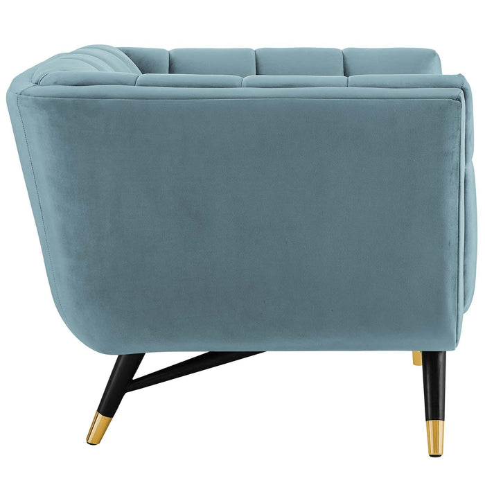 Adept Performance Velvet Armchair