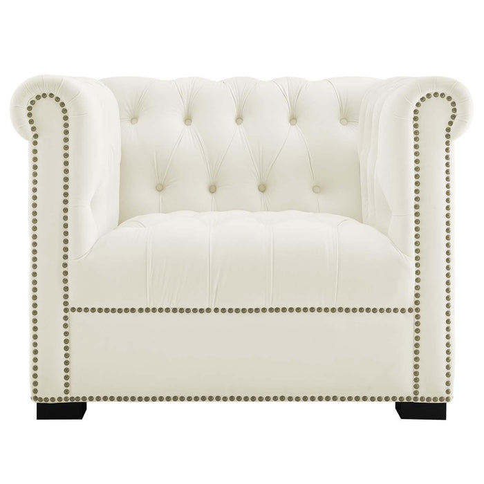 Heritage Performance Velvet Armchair