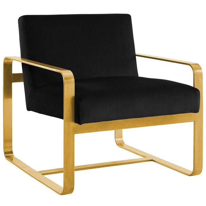 Astute Performance Velvet Armchair image