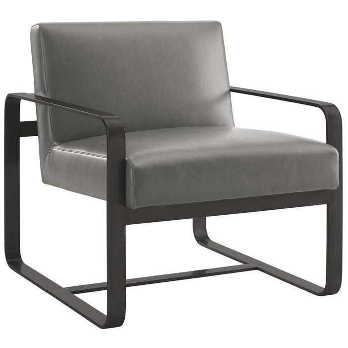 Astute Faux Leather Armchair image