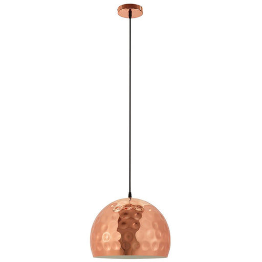 dimple-135-half-sphere-rose-gold-pendant-light