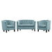 prospect-3-piece-performance-velvet-loveseat-and-armchair-set