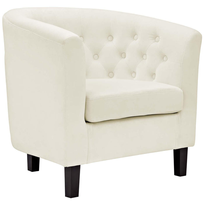 Prospect 2 Piece Performance Velvet Loveseat and Armchair Set