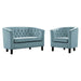 prospect-2-piece-performance-velvet-loveseat-and-armchair-set