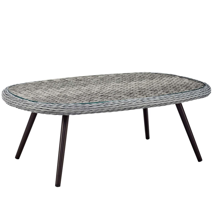 Endeavor Outdoor Patio Wicker Rattan Coffee Table image