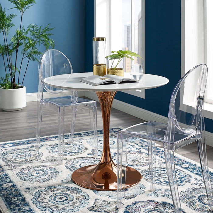 Lippa 36" Round Wood Dining Table