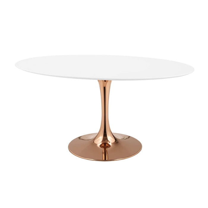 Lippa 60" Oval Wood Top Dining Table