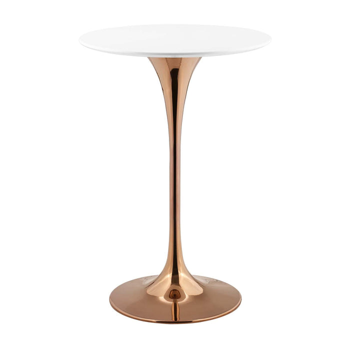 Lippa 28" Wood Top Bar Table