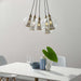 peak-brass-cone-and-glass-globe-cluster-pendant-light-chandelier