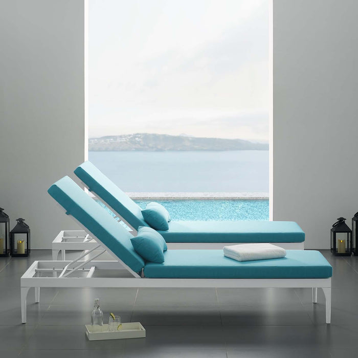 Perspective Cushion Outdoor Patio Chaise Lounge Chair