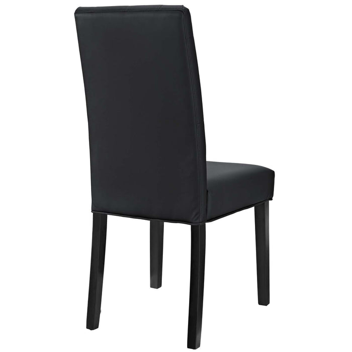 Confer Dining Side Chair Vinyl Set of 2