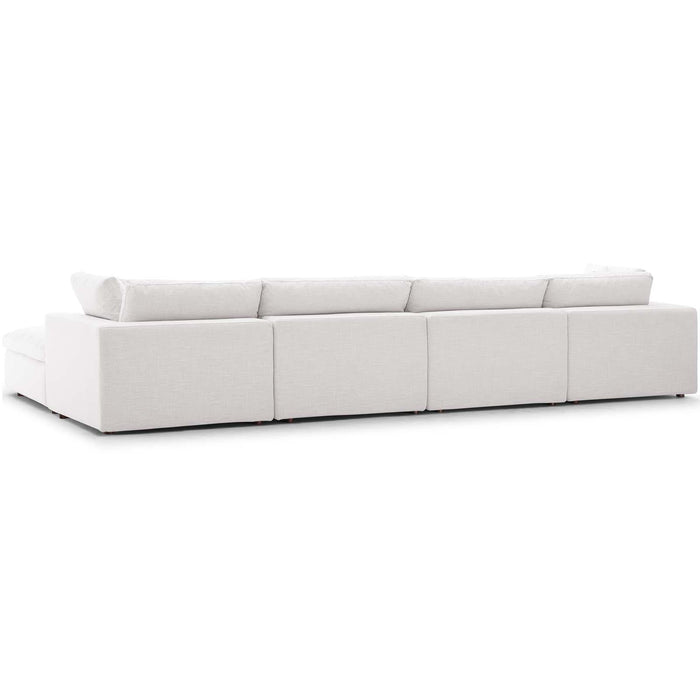 Commix Down Filled Overstuffed 5 Piece Sectional Sofa Set