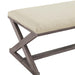 province-vintage-french-x-brace-upholstered-fabric-bench