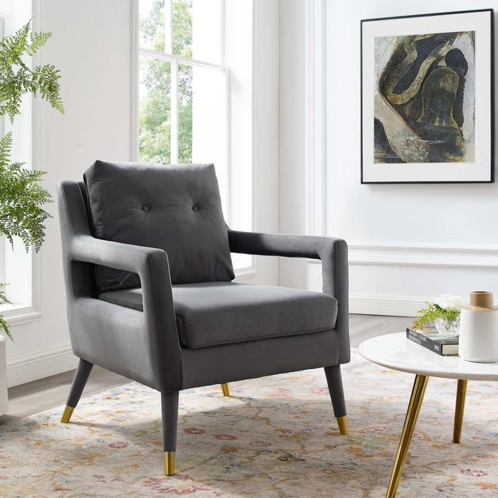 Premise Accent Lounge Performance Velvet Armchair