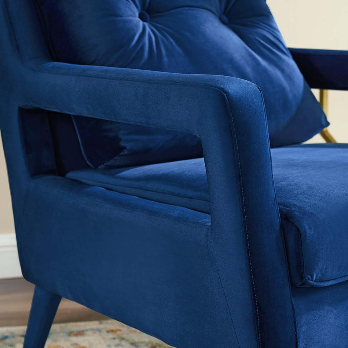 Premise Accent Lounge Performance Velvet Armchair