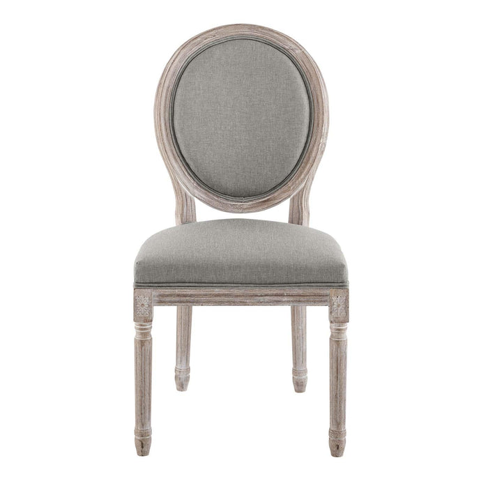 Emanate Vintage French Upholstered Fabric Dining Side Chair