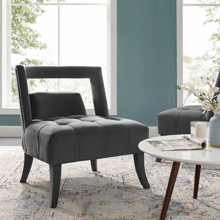 Honor Accent Lounge Performance Velvet Armchair