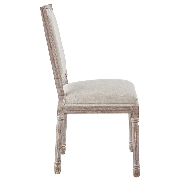 Court Dining Side Chair Upholstered Fabric Set of 2