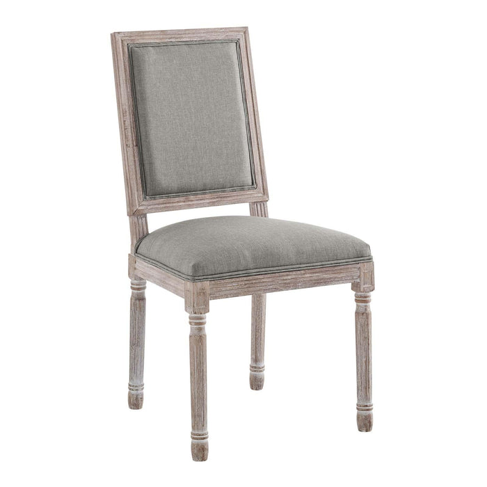 Court Dining Side Chair Upholstered Fabric Set of 2