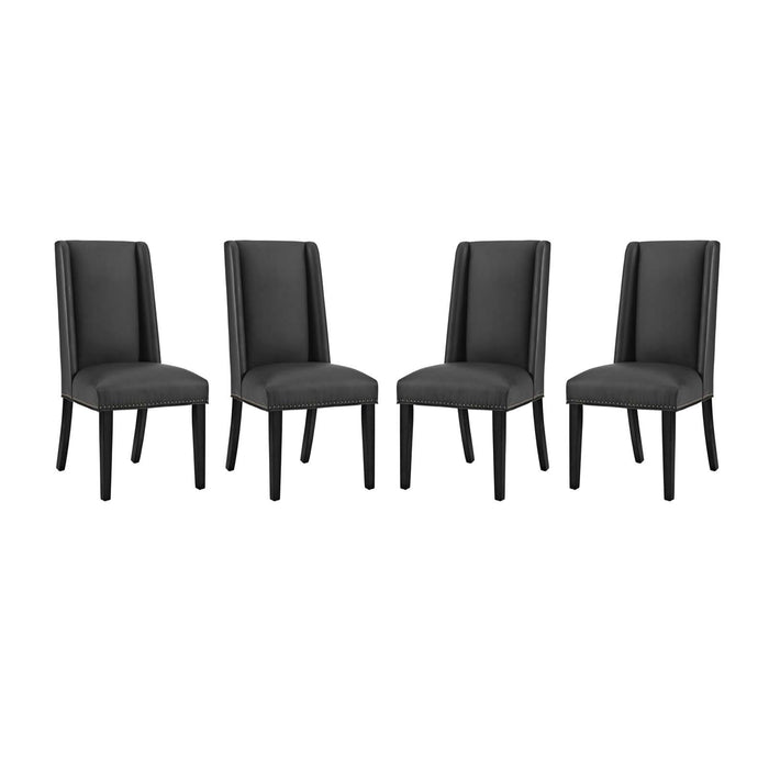 Baron Dining Chair Vinyl Set of 4 image