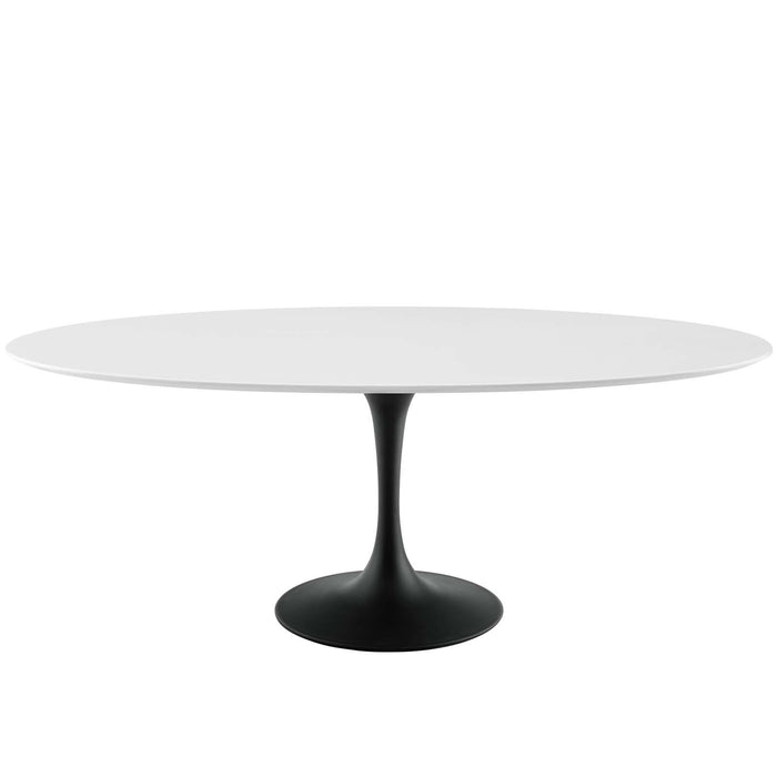 Lippa 78" Oval Wood Dining Table