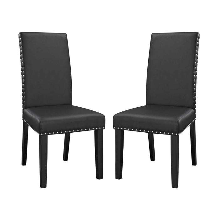 Parcel Dining Side Chair Vinyl Set of 2 image