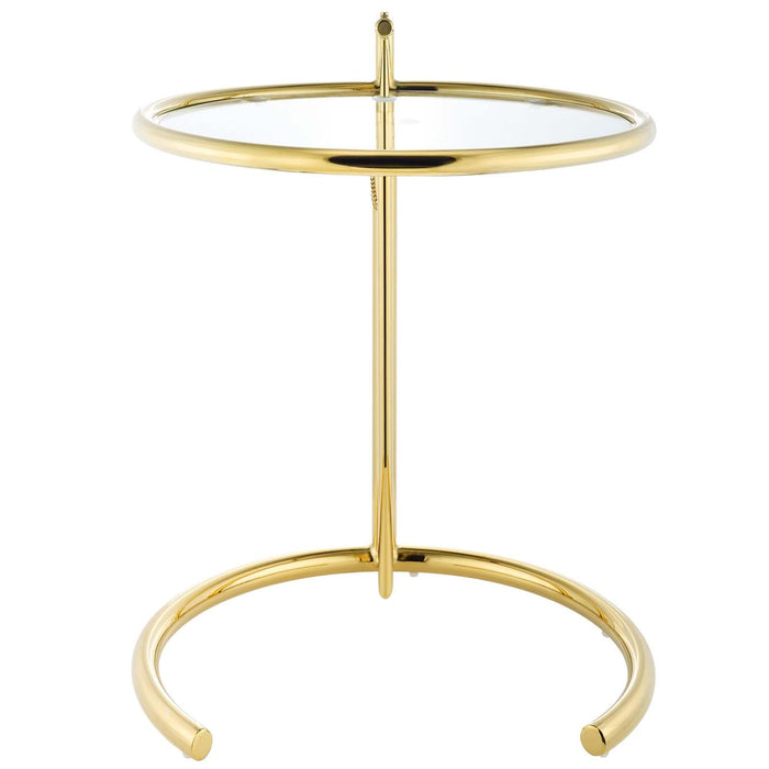 Eileen Gold Stainless Steel End Table