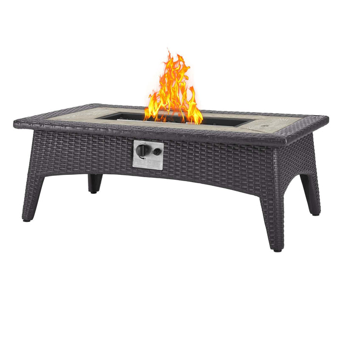 Convene 5 Piece Set Outdoor Patio with Fire Pit