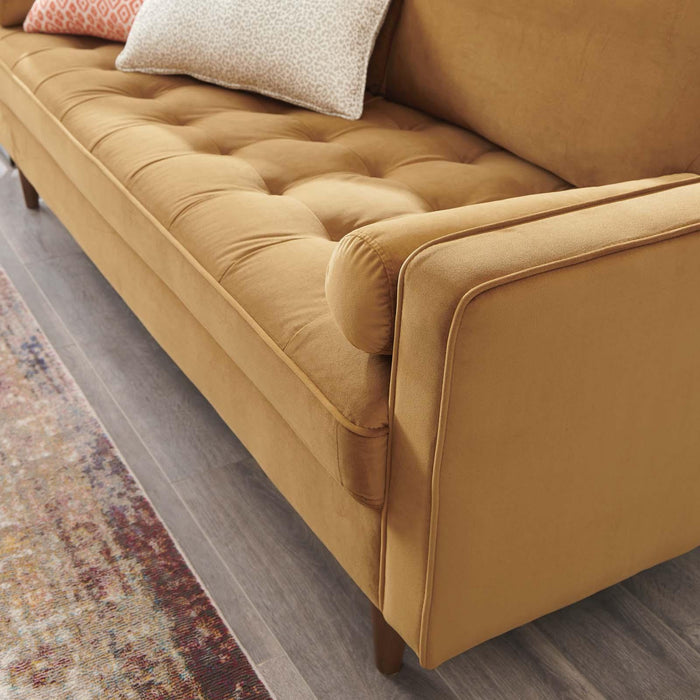 Valour Performance Velvet Sofa