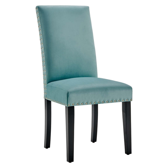 Parcel Performance Velvet Dining Side Chairs - Set of 2