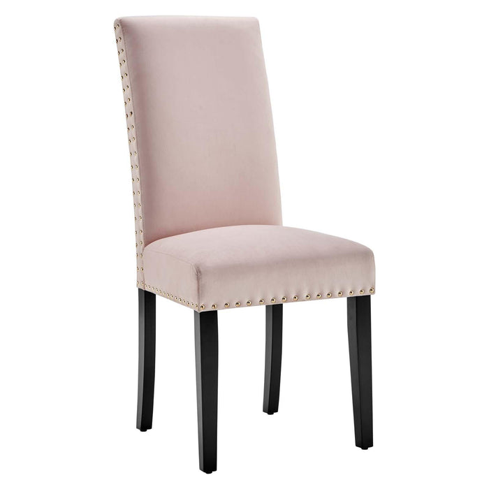 Parcel Performance Velvet Dining Side Chairs - Set of 2