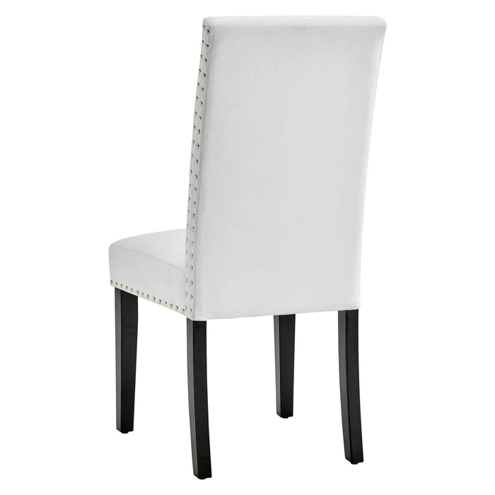 Parcel Performance Velvet Dining Side Chairs - Set of 2