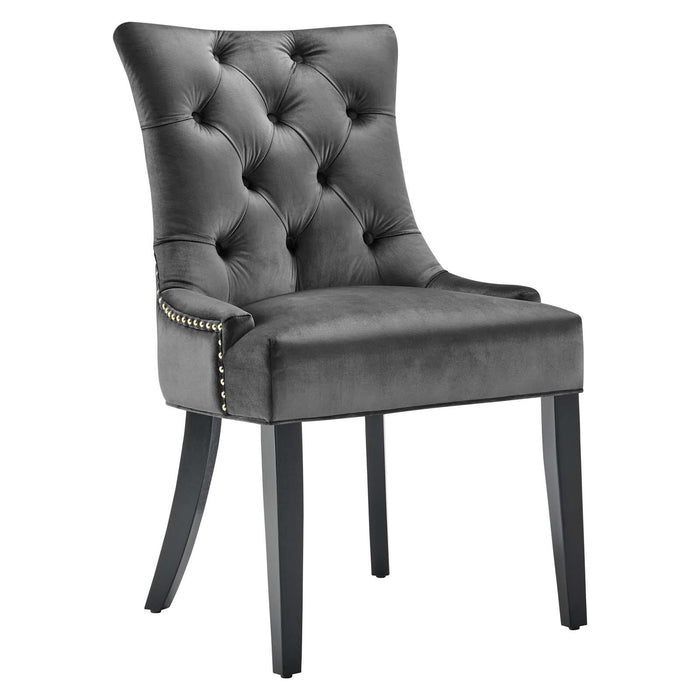 Regent Tufted Performance Velvet Dining Side Chairs - Set of 2