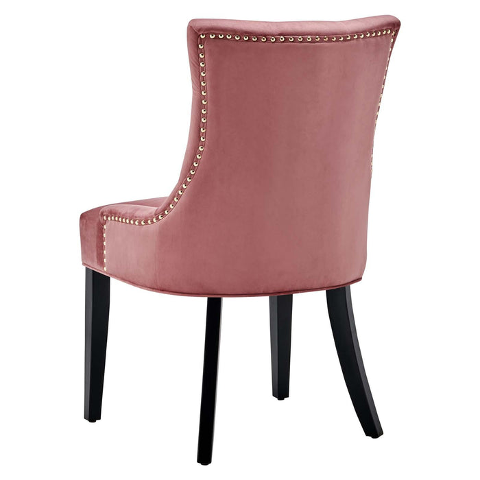 Regent Tufted Performance Velvet Dining Side Chairs - Set of 2