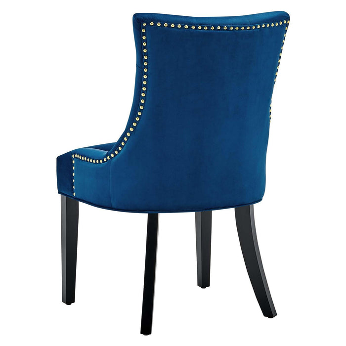 Regent Tufted Performance Velvet Dining Side Chairs - Set of 2