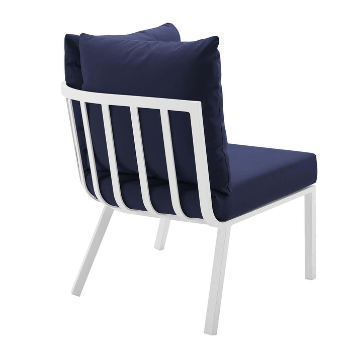 Riverside Outdoor Patio Aluminum Corner Chair