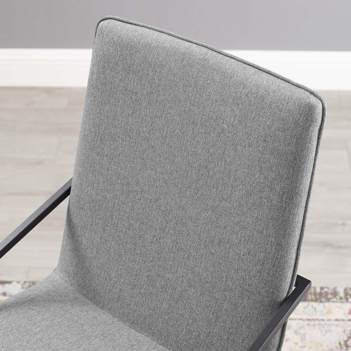 Pitch Upholstered Fabric Dining Armchair