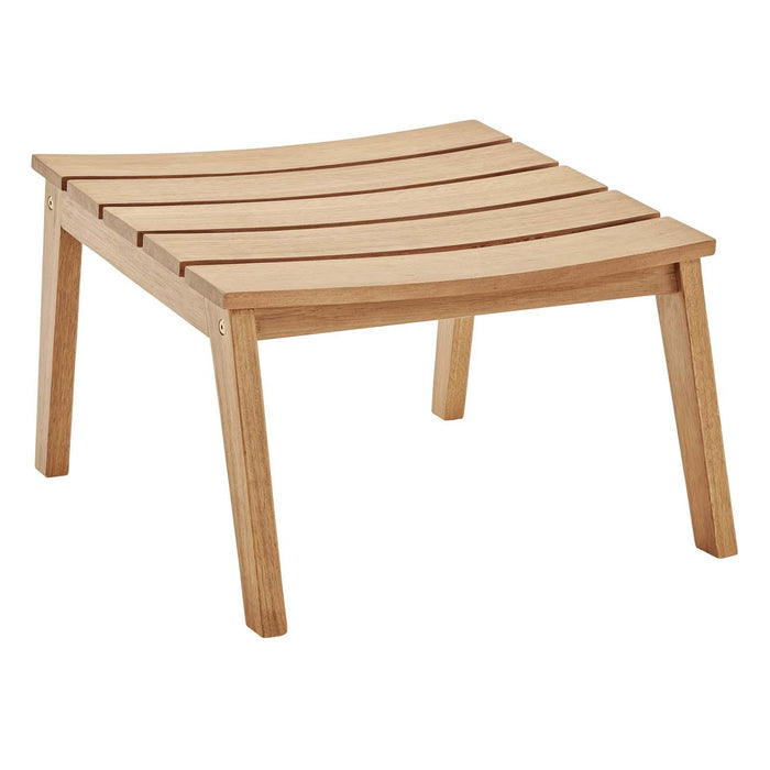 Breton 4 Piece Outdoor Patio Ash Wood Set